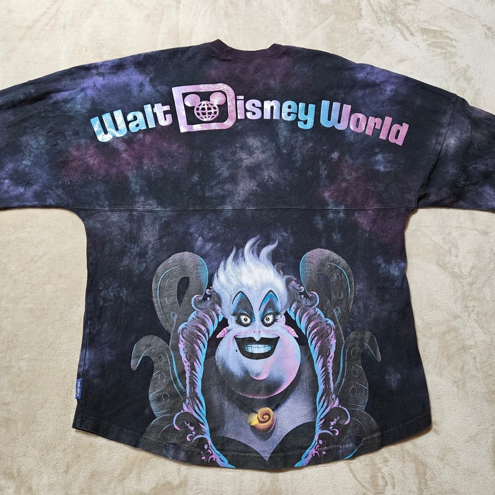 Disney Spirit Jersey Ursula The Little Mermaid Tie Dye Walt Disney‎ World Large
